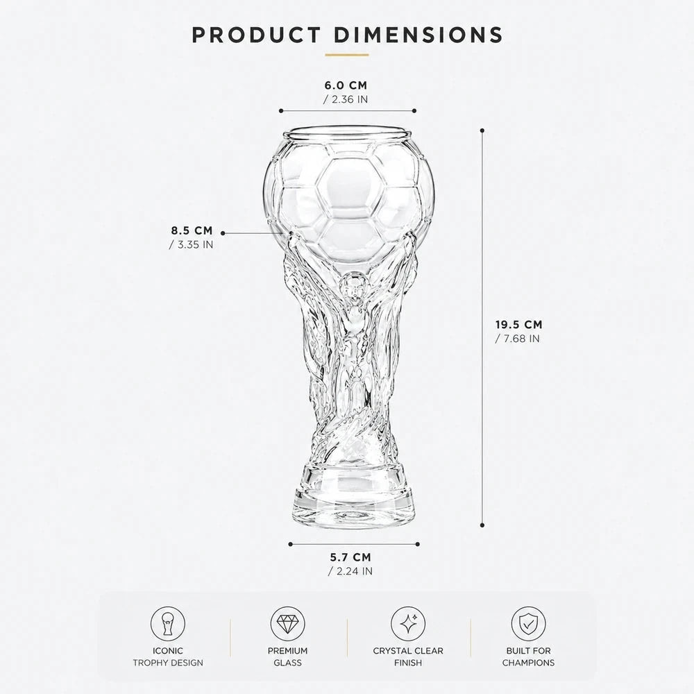 🏆 The World Cup Beer Trophy Glass™