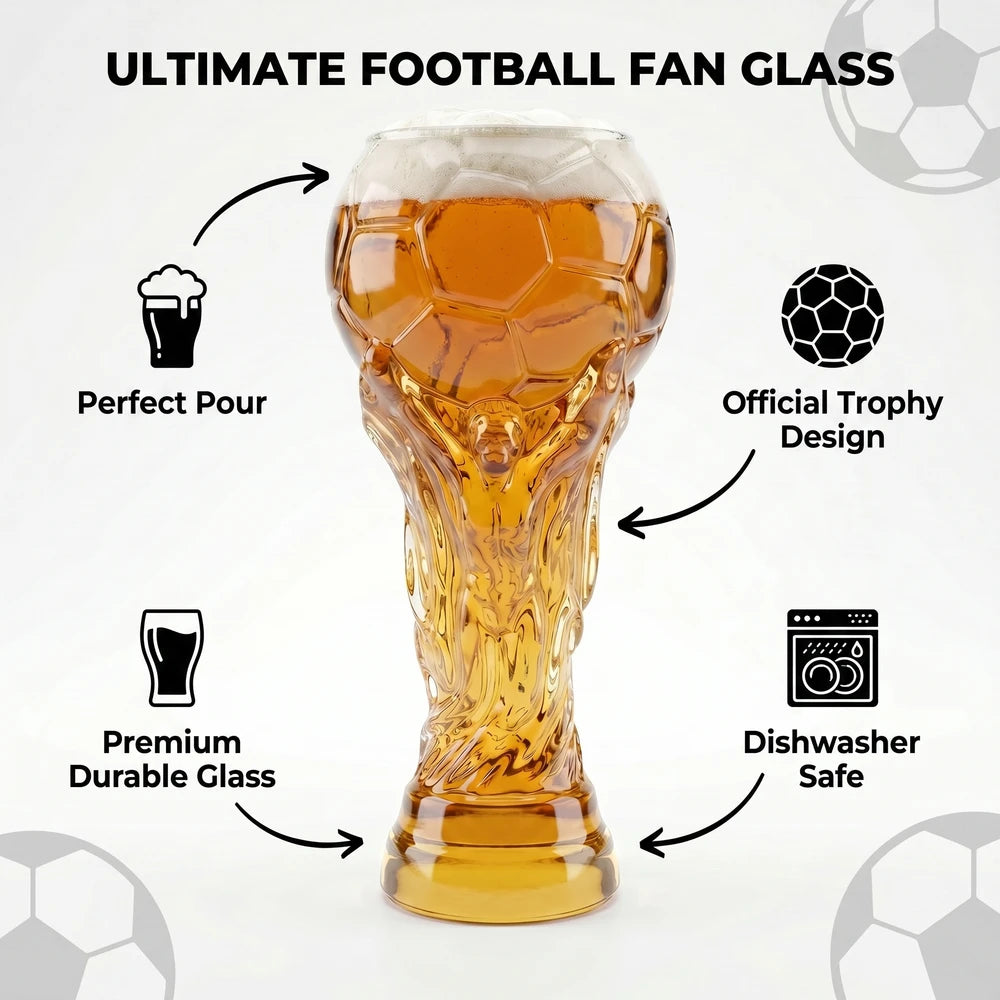 🏆 The World Cup Beer Trophy Glass™